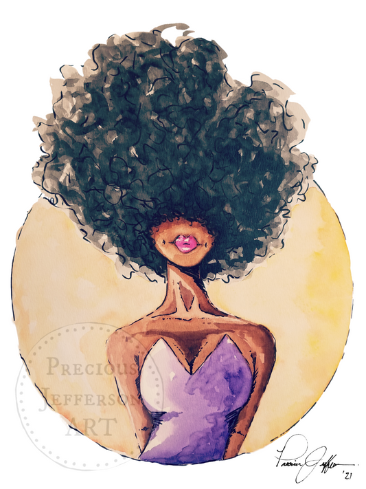 From A Watercolor Painting To A Sticker!