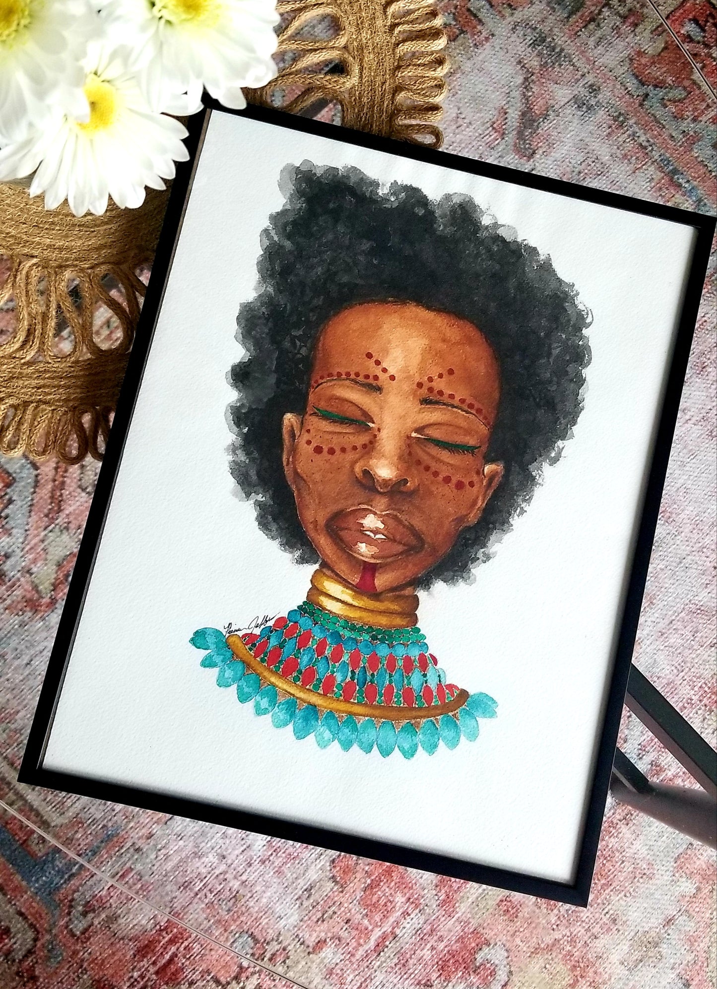 Folami - Framed Original