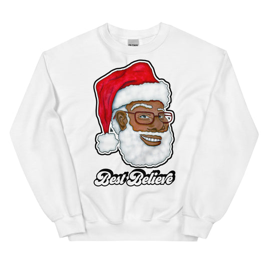 Santa "Best Believe" Unisex Sweatshirt